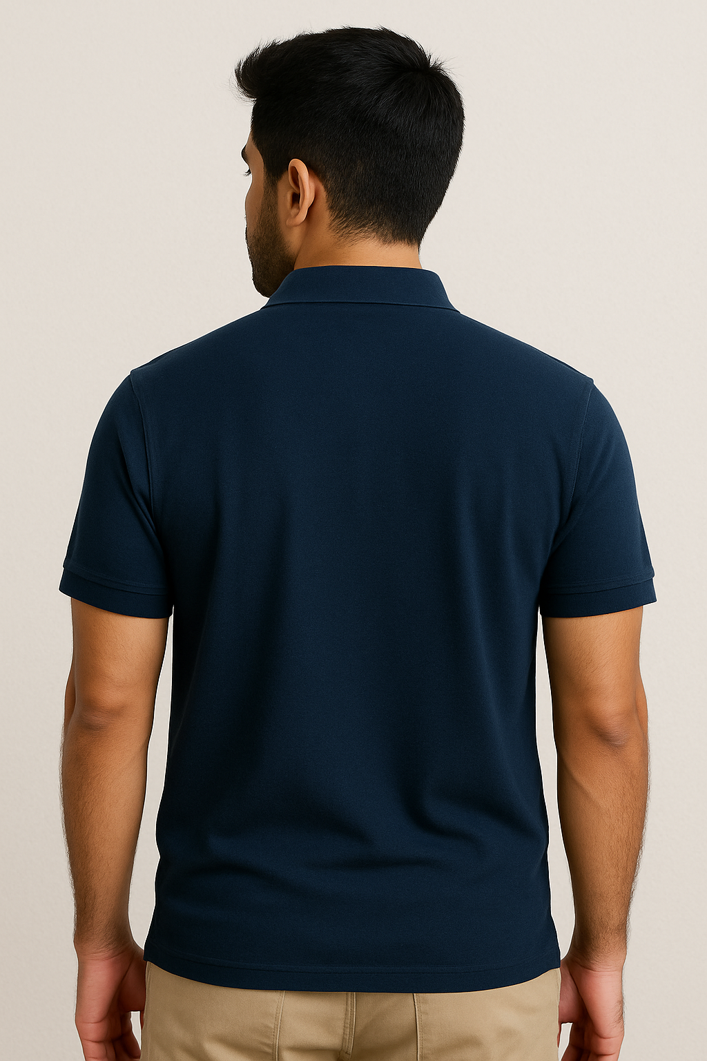 Tropyqal Navy Blue Polo