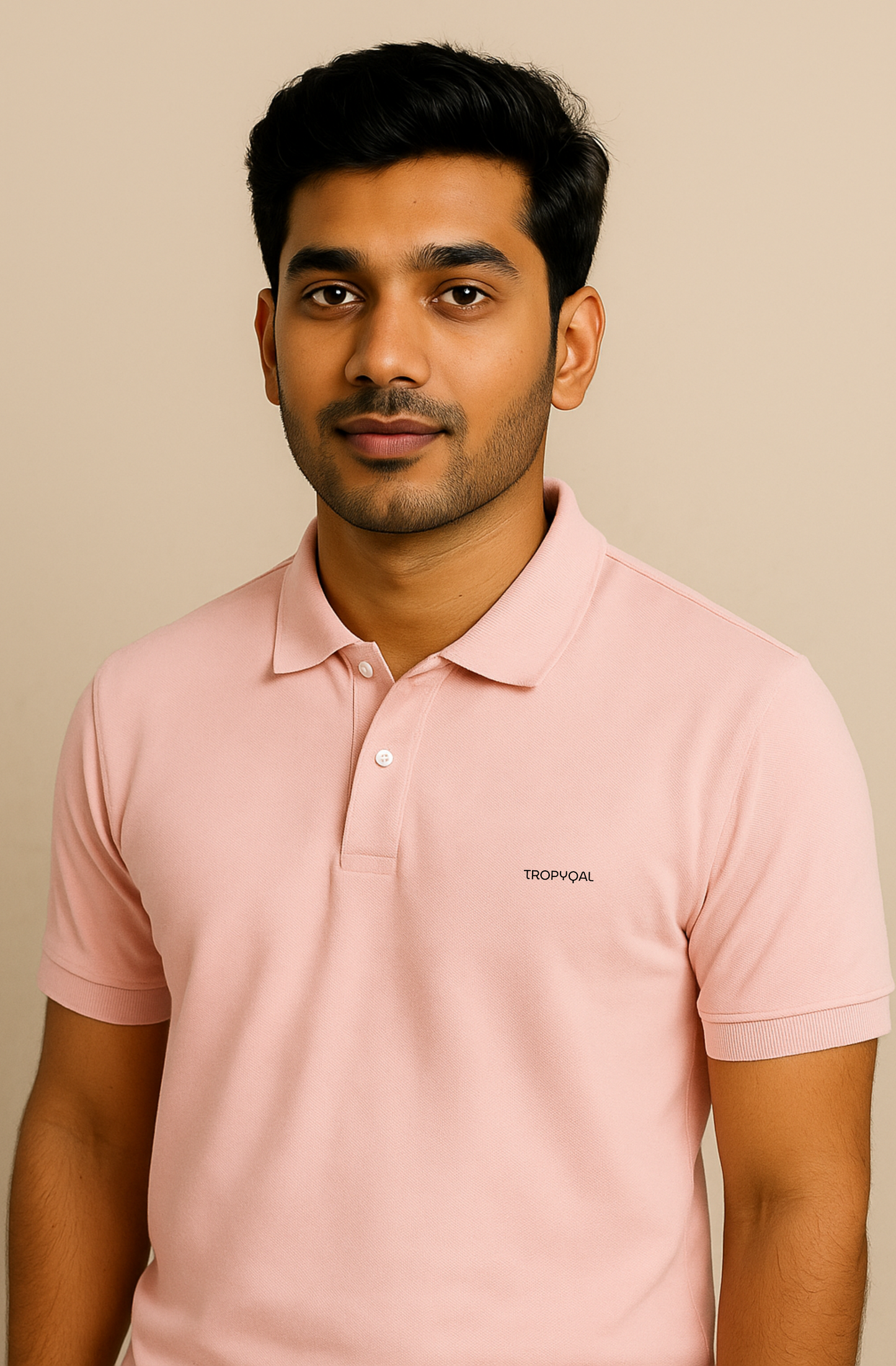 Tropyqal Baby Pink Polo