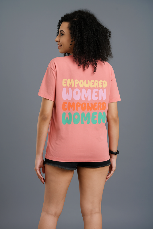 Oversized Girl Goals Printed T-Shirt