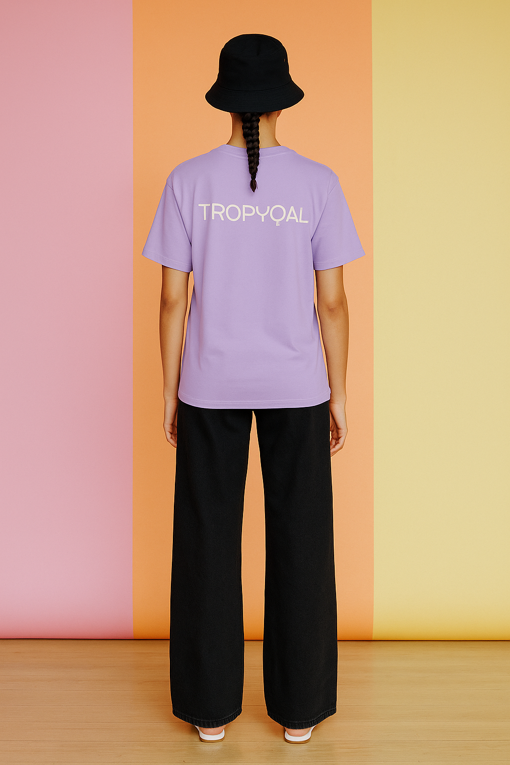 Oversized Labubu Doll Printed T-shirt